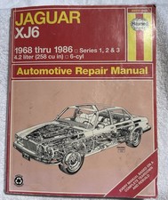 Jaguar XJ6 1968 thru 1986: Series 1, 2 & 3 (Haynes Manuals) by Haynes, John