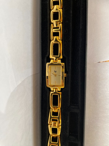 Lip womens quartz gold plated - womens,
