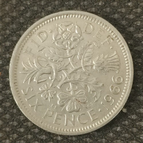 1966 pence coin qeii - 1966,