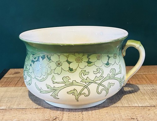 Antique victorian green - antique, floral
