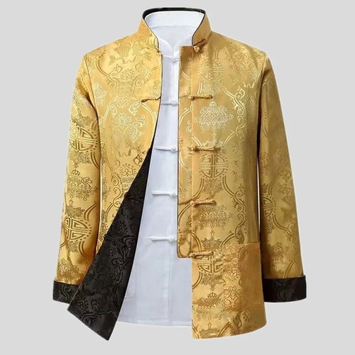 Men chinese style satin - satin, silk