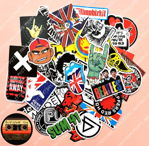 Rock scrapbook stickers - scrapbook,