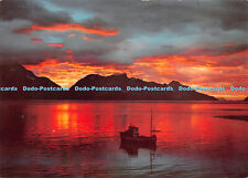 D058968 Norway. Midnight mood at Lyngen. Northern Norway. Aune