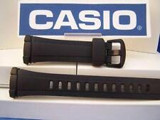 Casio Watch Band WVA-109 Black Wave Ceptor.Original Two-Piece  Strap Resin