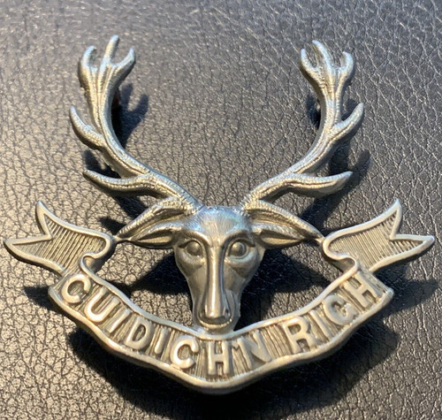 Highland regiment cap badge - highland,