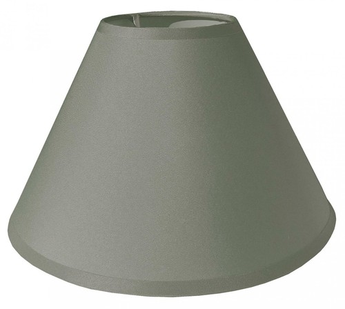 Grey cotton coolie lampshade - cotton,