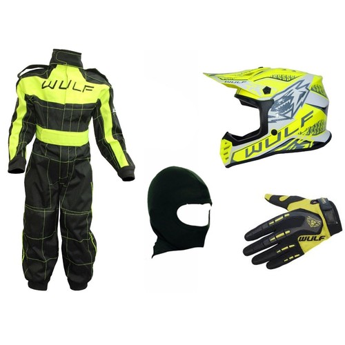 Kids wulfsport yellow - yellow, mx
