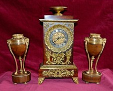 Antique Mahogany & Gilt Mantle