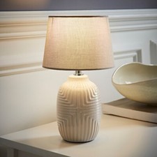 Harrison Grey Ribbed Ceramic