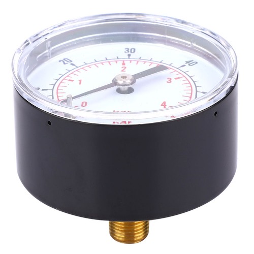 Axial pressure gauge filled - axial,