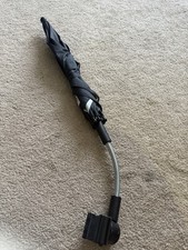 Bugaboo Black Parasol Umbrella Sun shade with clip