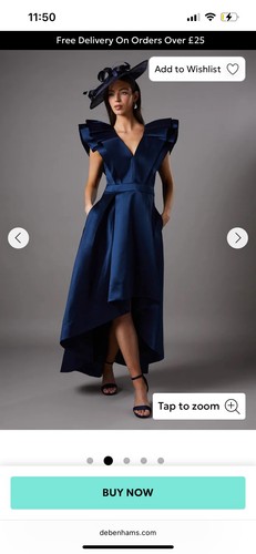 Coast navy dress size - navy,