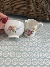 Royal Worcester Floral Sugar