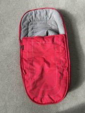 ICandy Peach Footmuff Cosytoes In Red. 1,2,3 &4