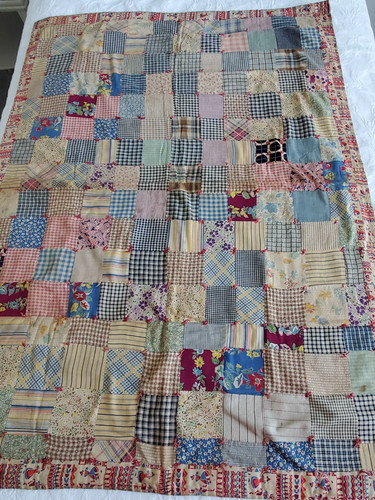 Antique vintage crib patchwork - antique,