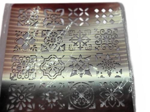 Metal snowflake pattern - metal,