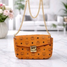 MCM Visetos Tan Monogram