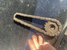 Vintage Matchless AJS Motorcycle Dynamo Drive Gear And Chain Study The Photos 