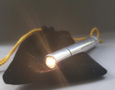 Asprey & Co sterling silver pocket torch, London 1998