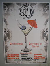 FISH EUROPEAN TOUR POSTER 2018 EDINBURGH LIVERPOOL LEAMINGTON MARILLION 12x16" 
