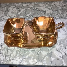 Rare Vintage  English Royal Winton “Golden Age” Tray With Milk Jug& Sugar Bowl