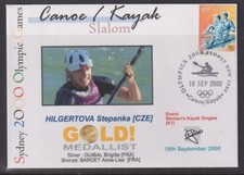 Australia 2000 Olympics Canoe/Kayak Women' Slalom Gold Medallists Souvenir Cover