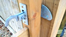 Wooden gate mortice latch 5