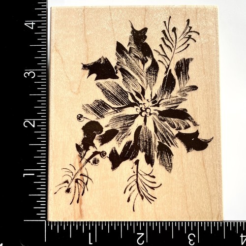 Penny black poinsettia pine - black,