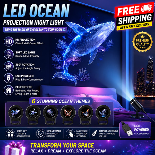 Led ocean projector - led,