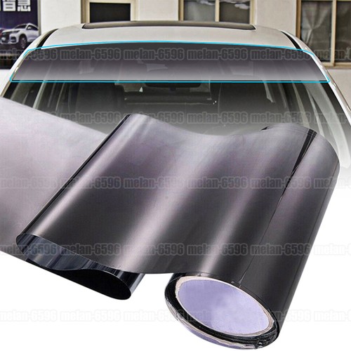Black sun visor strip - strip, tint