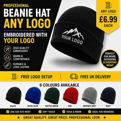 Personalised beanie hat - beanie,