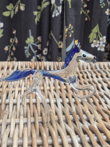 Murano vintage blue - vintage, clear