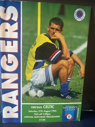 Rangers celtic programme - celtic,