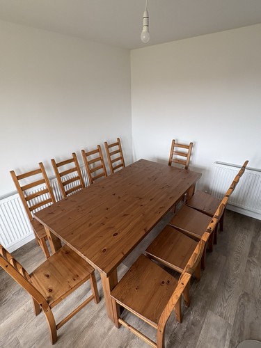 Rectangular wooden dining - rectangular,