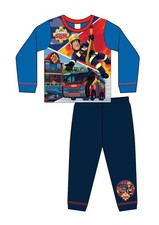 Boys toddler Fireman Sam pyjamas nightwear kids character