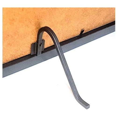 Square black picture bracket - square,