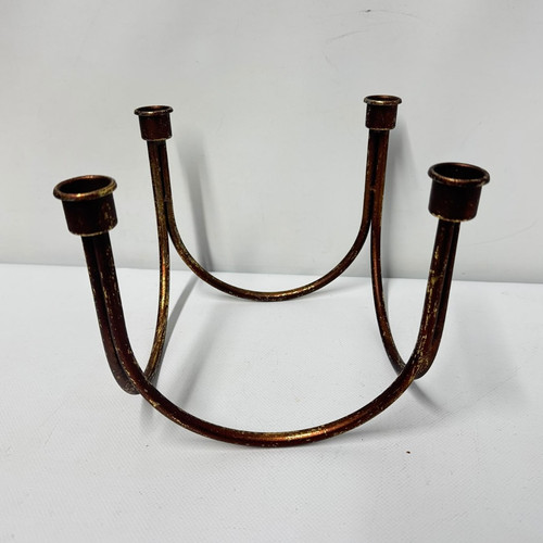 Vintage metal arm candle - arm,