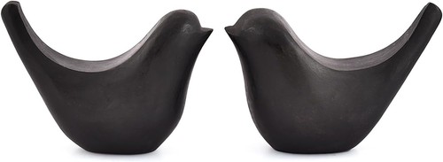 Set natural wooden bird - natural,