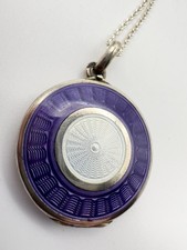 Vintage Silver & Purple/White