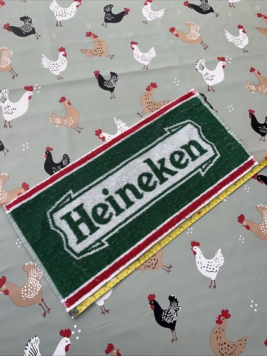 Genuine heineken bar towel - towel, /