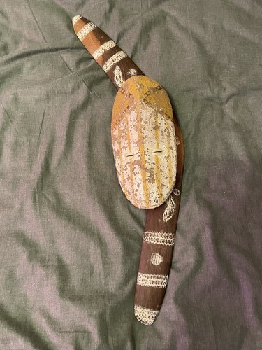 Aboriginal wooden boomerang