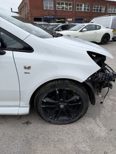 Vauxhall Corsa D Wing Driver Offside Front White Z474 Limited Edition 06-14 DU62