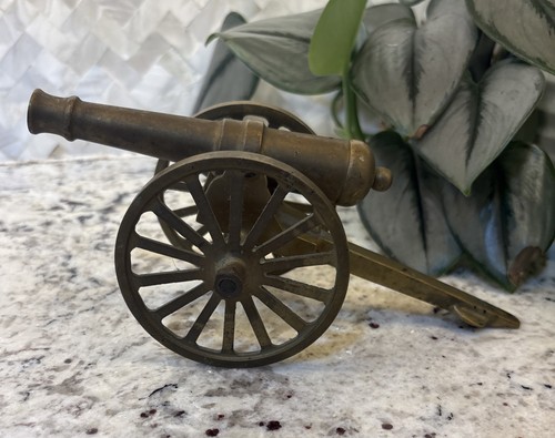 Vtg solid brass field military - solid,
