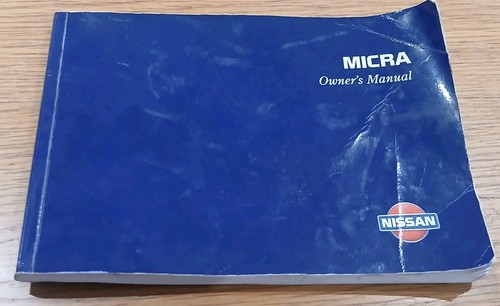 Nissan micra owners - micra, handbook