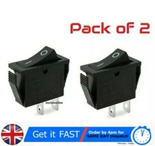 Black ON-OFF 2 Position SPST 2