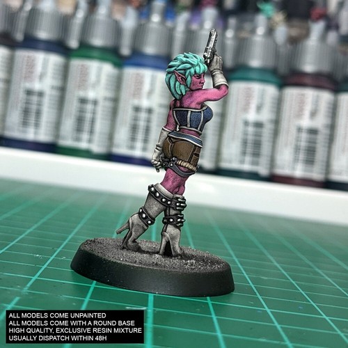 Elf gun girl shadowrun - gun,