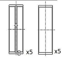 Crankshaft Bearing Fits Citroen C1 DS Fiat Ford Mazda 2 Mini Opel FAI BM1023-STD