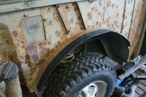 Rear wheel arch quarter - rear,