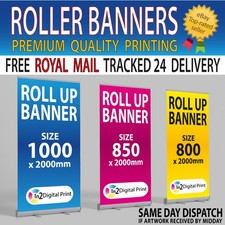 Roller Banner Display Stand Pop/Roll/Pull up 800/850/1000 Printed Your Artwork