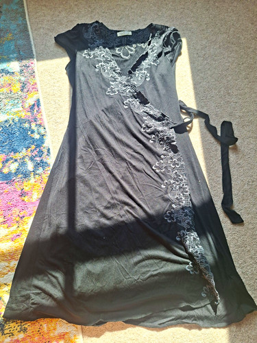 Topshop black lace embroidered - topshop,